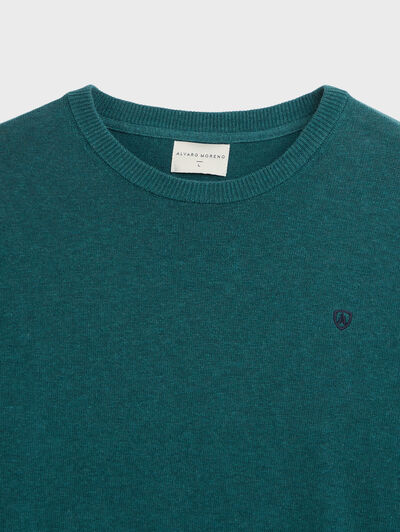 JERSEY ROUND NECK TRENDY AZUL