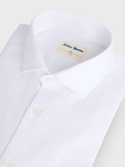 CAMISA VESTIR PANAMA KIDS BLANCO