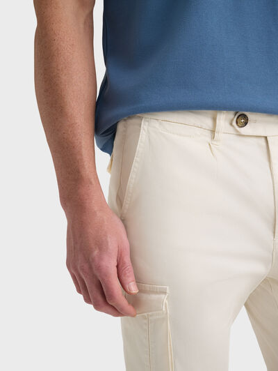 PANTALON CARGO CRUDO