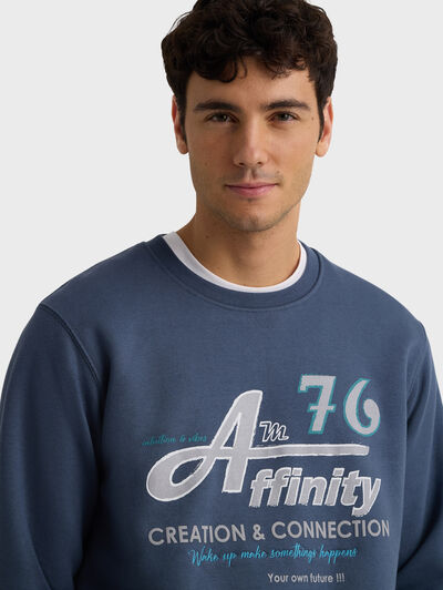 SUDADERA AFFINITY AZUL