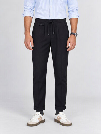 PANTALON FRANELA GRIS