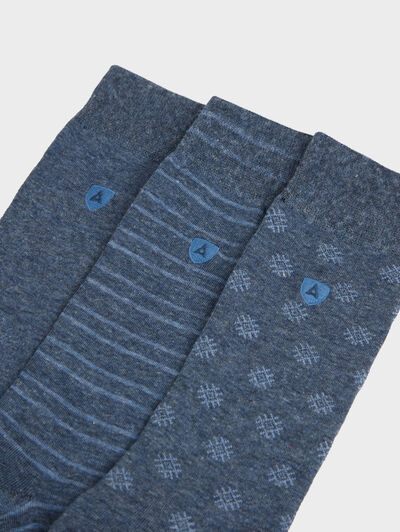 CALCETINES FANTASIA AZUL MARINO