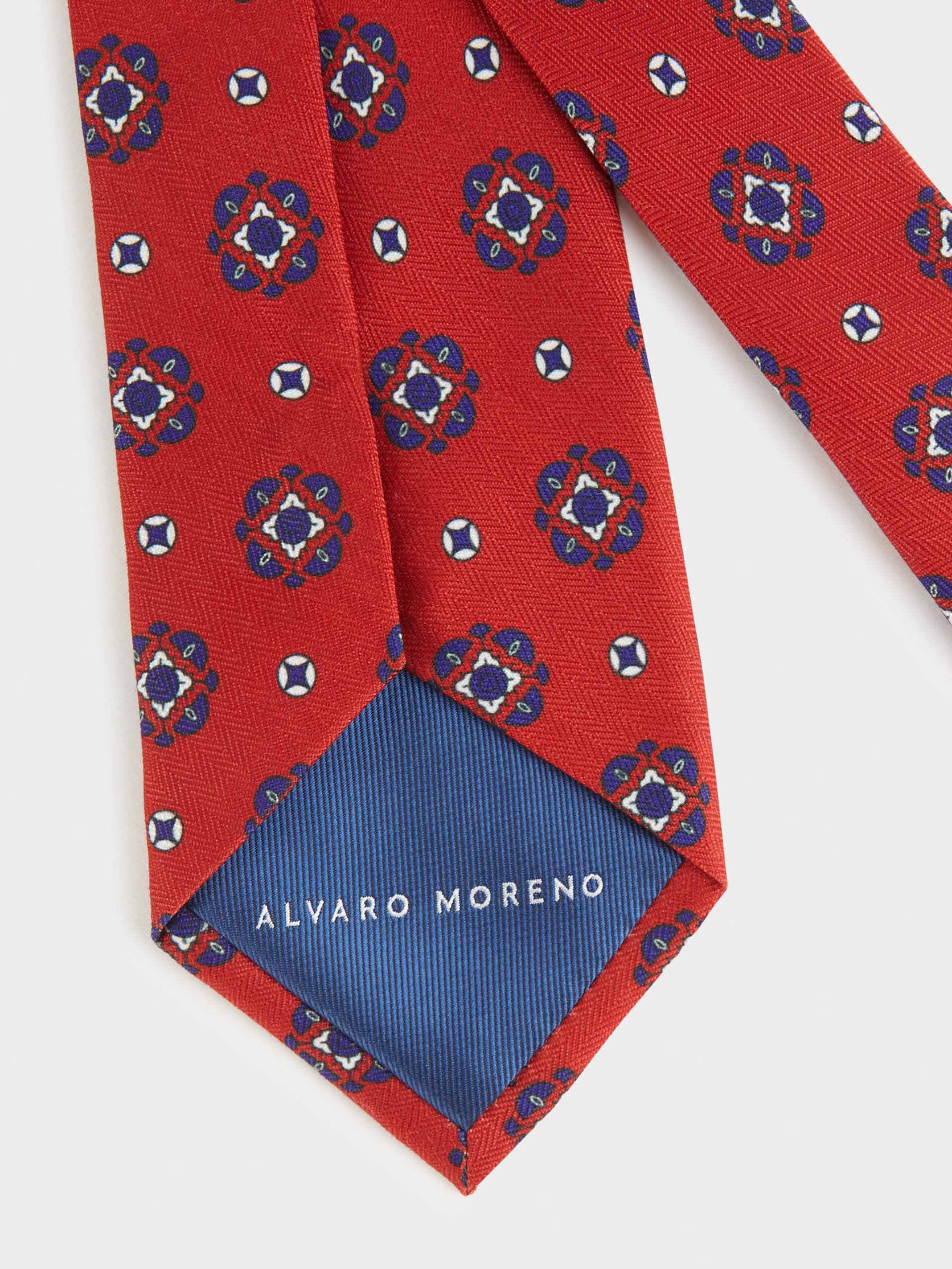 CORBATA PRINTED ROJO