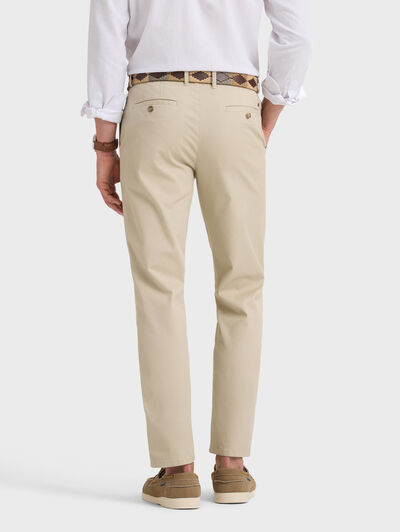 PANTALON OBLIQUE BEIGE