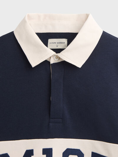 SUDADERA POLO 1976 AZUL MARINO