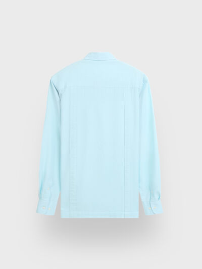 CUBANA LINO CHAMBRAY VERDE AGUA