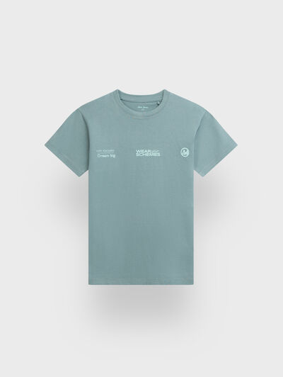 CAMISETA SCHEMES KIDS AZUL