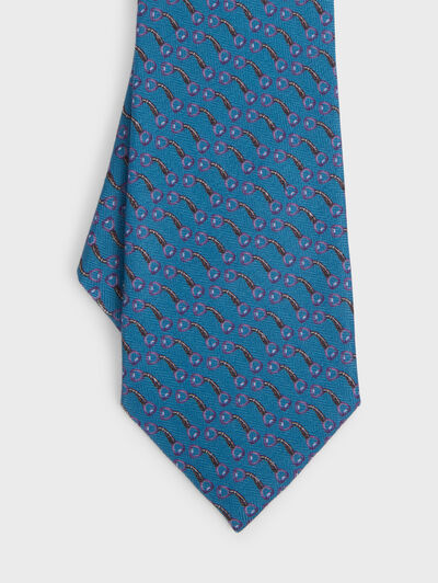 CORBATA PRINTED AZUL