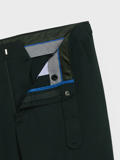 PANTALON DOPPIO PLAIN VERDE