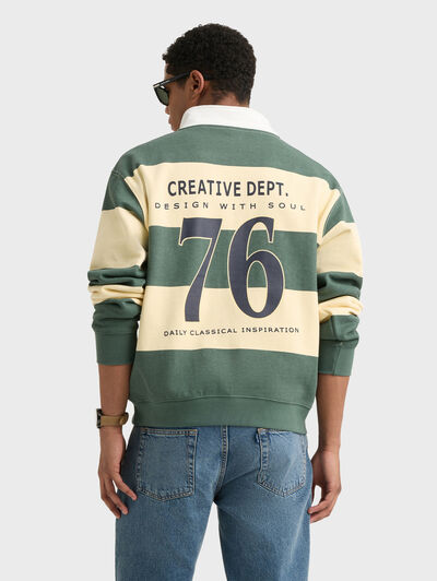SUDADERA CREATIVE VERDE
