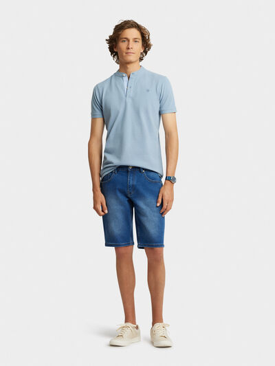 BERMUDA DENIM 5P AZUL