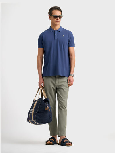 POLO WARHOL AZUL MARINO