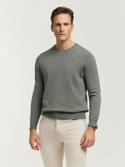 JERSERY ROUND NECK TRENDY VERDE
