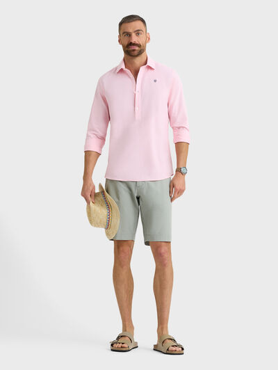 POLERA OXFORD SOLID ROSA