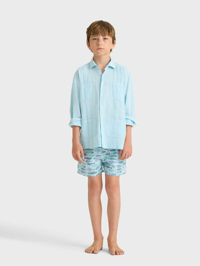 CUBANA LINO KIDS VERDE AGUA