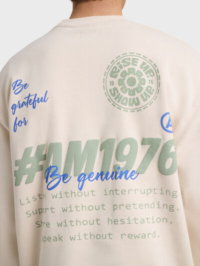 SUDADERA GENUINE CRUDO