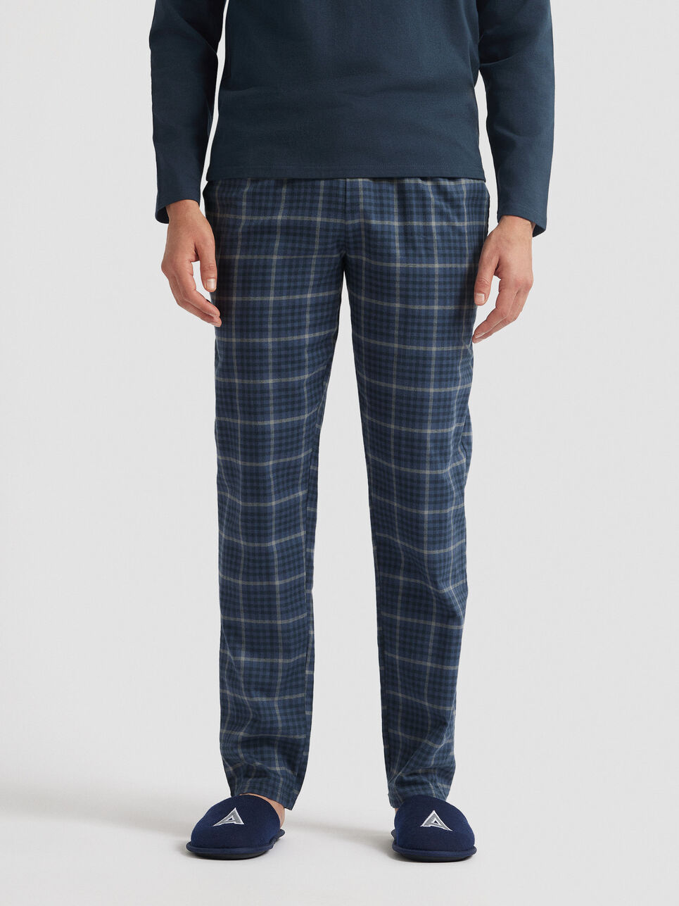 Marca Home+ Pijama Hombre Franela Invierno Pijama Hombre Pijamas