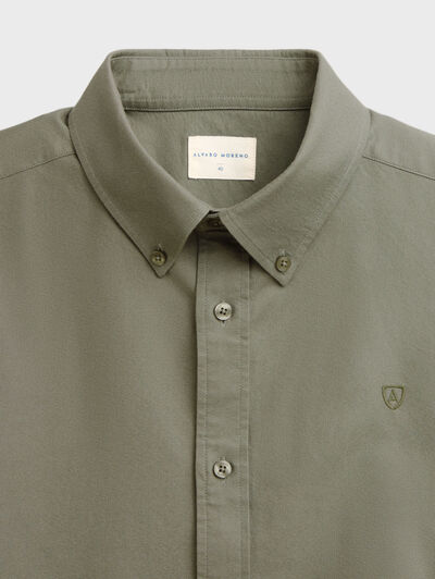 CAMISA OXFORD DARK VERDE