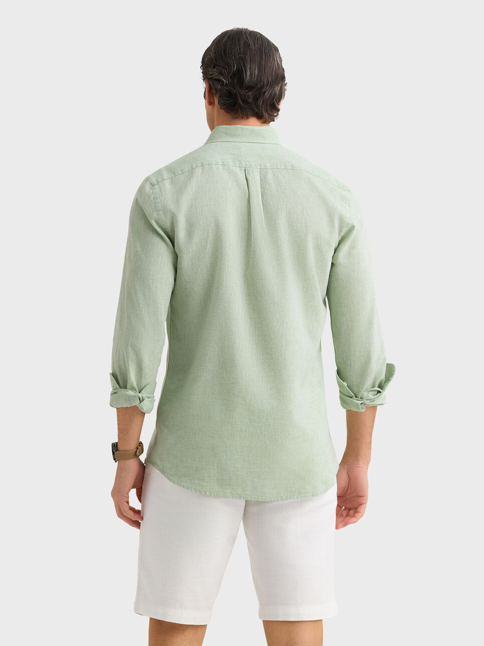 CAMISA LINO C.BOTON