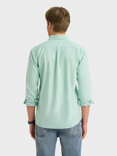 CAMISA PANAMA DYE VERDE AGUA