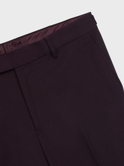 PANTALON CAPOLUNGO MICRO BURDEOS