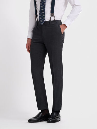 PANTALON FIL A FIL CRUZADO GRIS