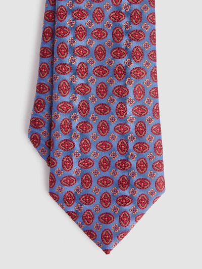 CORBATA JACQUARD MF AZUL
