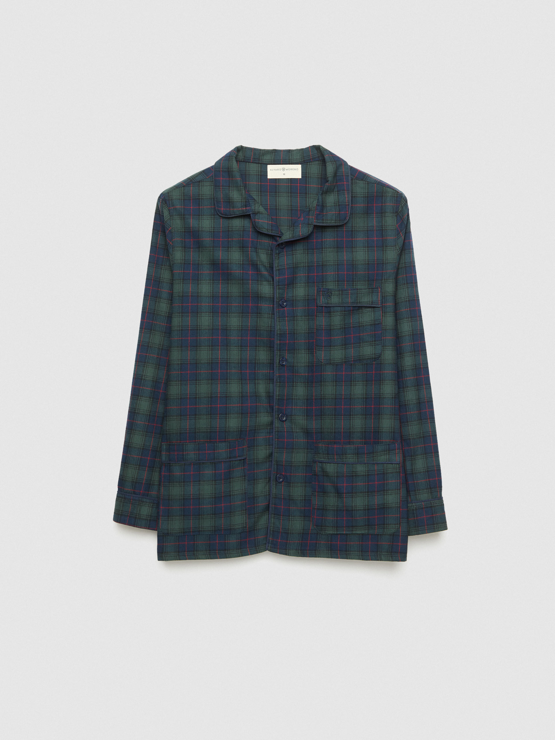 PIJAMA CAMISERO VERDE