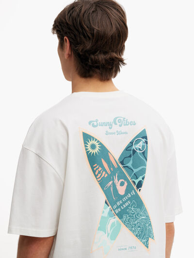 CAMISETA VIBES BLANCO