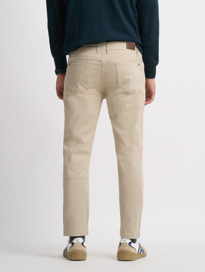 PANTALON MICRO 5PKT BEIGE