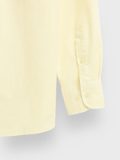 CAMISA OXFORD DYE AMARILLO