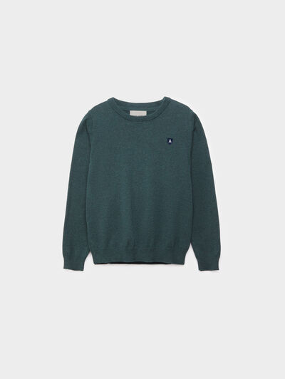 JERSEY ROUND NECK KIDS VERDE