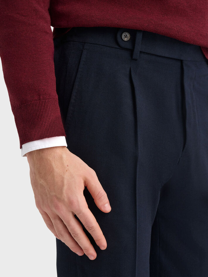 PANTALON CLASSIC TWILL AZUL MARINO