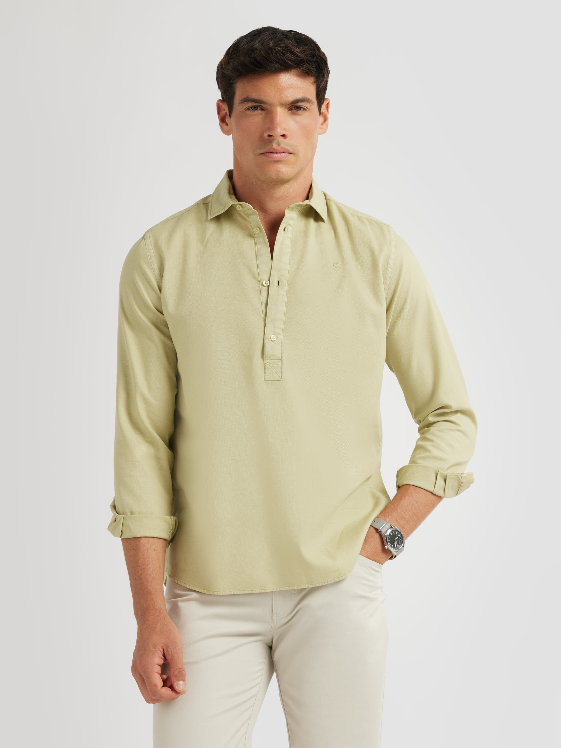 POLERA PANAMA DYE VERDE