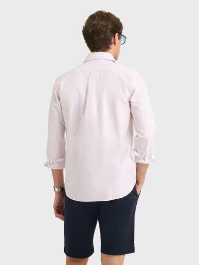 CAMISA OXFORD SUNSET BURDEOS