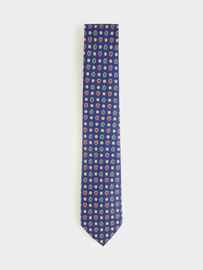 CORBATA PRINTED AZUL