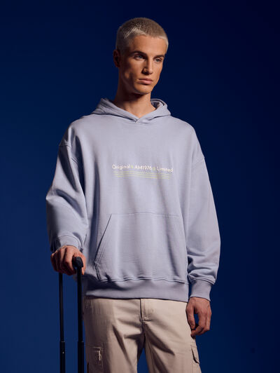 SUDADERA FOREVER AZUL