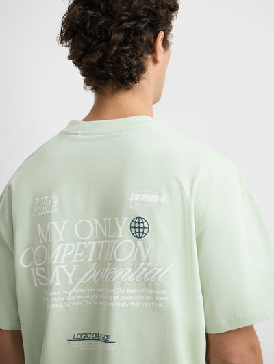 CAMISETA POTENTIAL VERDE AGUA