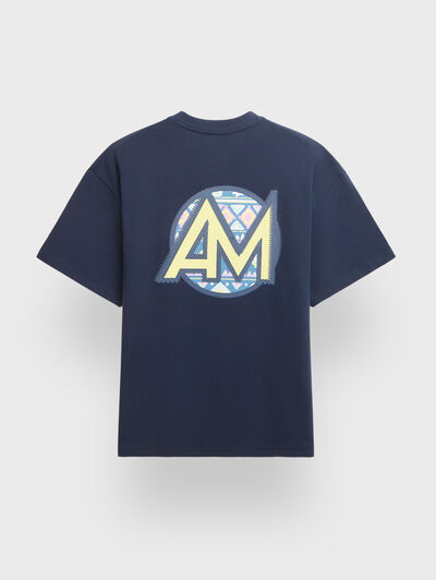 CAMISETA TRIBAL AZUL MARINO