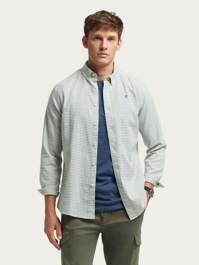 CAMISA FLANNEL CHECKS VERDE