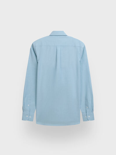 POLERA OXFORD SOLID AZUL