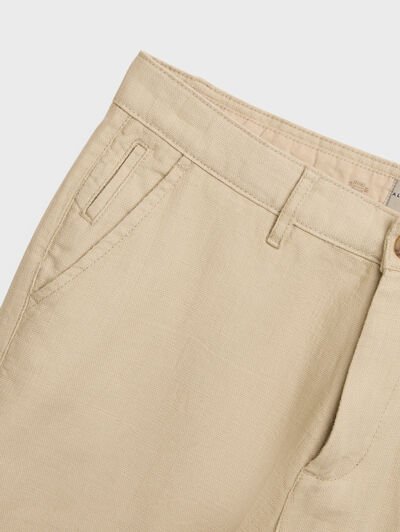 BERMUDA TINTADA CAMEL