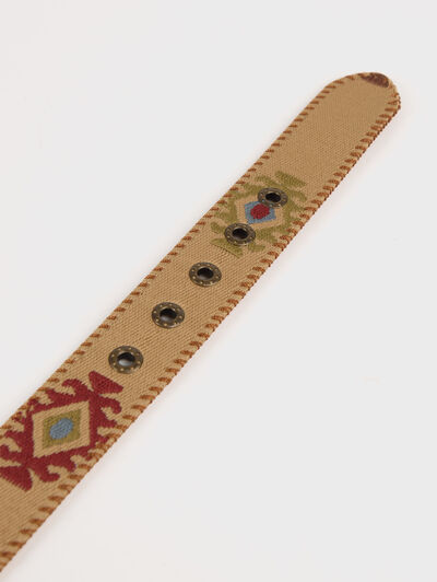 CINTURON INCA BEIGE