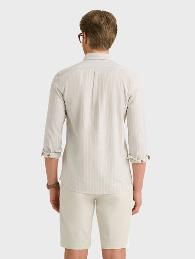 CAMISA OXFORD STRIPES VERDE