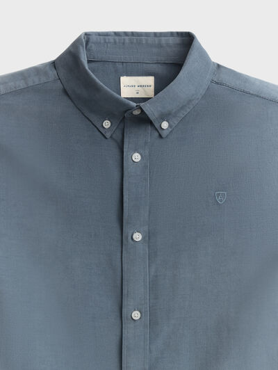 CAMISA MICROPANA AZUL