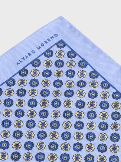 PA&Ntilde;UELO PRINTED CELESTE