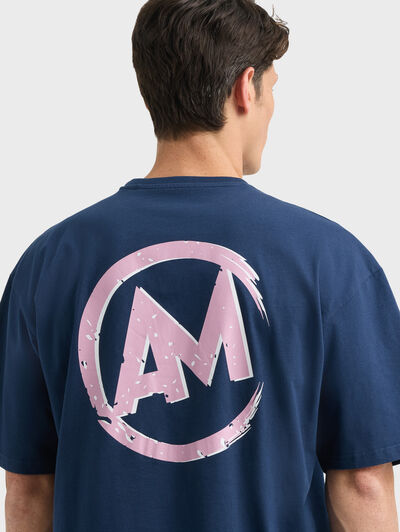 CAMISETA CASUAL AZUL MARINO