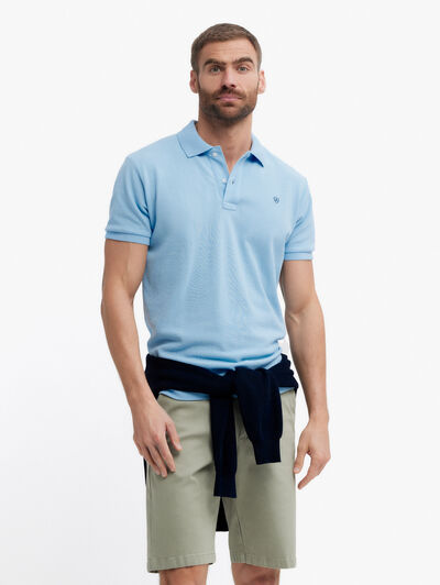 POLO BASIC CELESTE