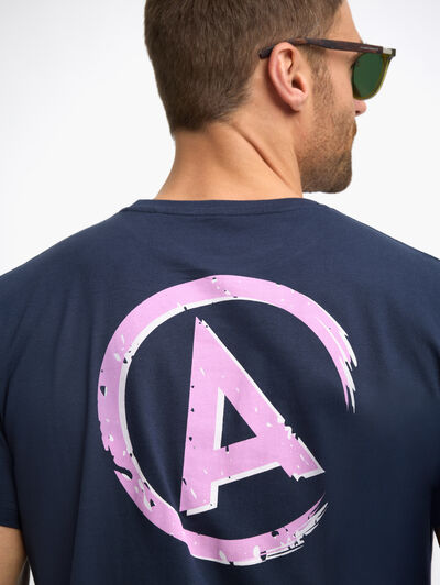 CAMISETA LOGO AZUL MARINO