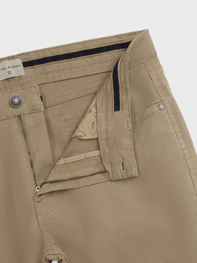 PANTALON 5 POCKETS CAMEL